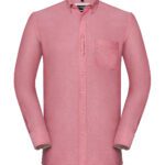 Camisa orgánica Oxford Washed entallada hombre