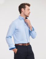 Camisa entallada y contrastada hombre - Image 3