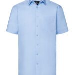 Camisa entallada manga corta Coolmax® hombre