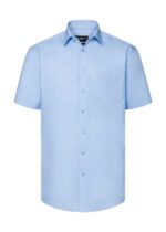 Camisa entallada manga corta Coolmax® hombre