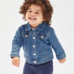 Chaqueta orgánica Denim Rocks bebé