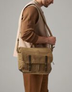 Mochila messenger Heritage de lona encerada - Imagen 2