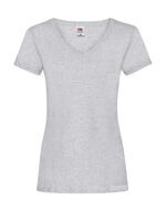 Camiseta cuello V Valueweight corte femenino - Image 5