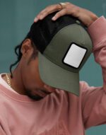 Gorra Trucker de 5 paneles Appliqué Patch - Imagen 3