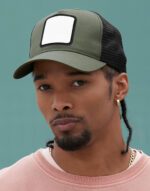 Gorra Trucker de 5 paneles Appliqué Patch - Imagen 2