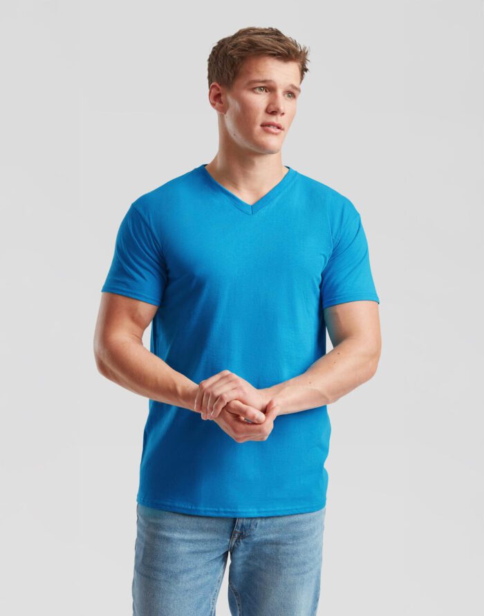 T-Shirt V-Neck Valueweight - Image 2