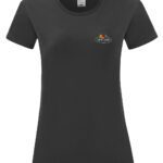 Camiseta Vintage mujer logo pequeño impreso