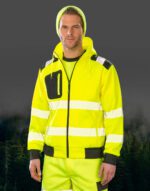 Sudadera de seguridad reciclado con cremallera