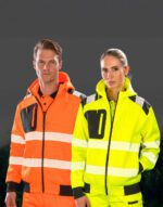 Sudadera de seguridad reciclado con cremallera - Image 3