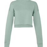 Sudadera corta Mujer Crew