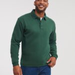 Sudadera cuello polo