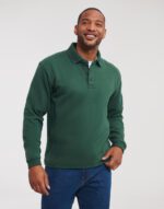 Sudadera cuello polo