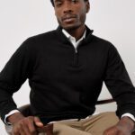 Jersey Arundel con cremallera 1/4 corte regular