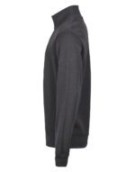 Sudadera acanalada media cremallera Interlock - Image 3