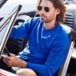 Sudadera manga raglán ligera