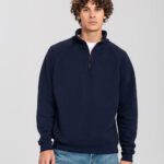 Sudadera Iconic Premium con cremallera en cuello