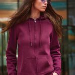 Sudadera Queen con capucha y cremallera mujer