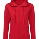 Sudadera capucha cremallera entera mujer