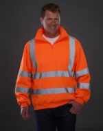 Sudadera Fluo 1/4 cremallera - Imagen 3