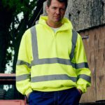 Sudadera Fluo 1/4 cremallera