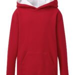 Sudadera capucha en contraste niño