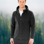 Chaqueta micropolar reciclada y con capucha