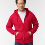 Sudadera capucha cremallera Heavyblend