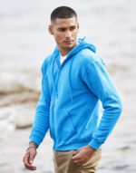 Sudadera capucha cremallera entera hombre