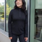 Jersey de mujer 1/4 cremallera Treeline