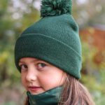 Gorro con pompón niño