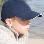 Gorra algodón sarga 6 paneles niño