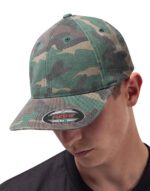 Gorra lavada Flexfit de camuflaje