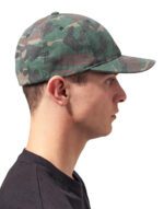 Gorra lavada Flexfit de camuflaje - Imagen 3