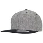 Melange Solid Snapback
