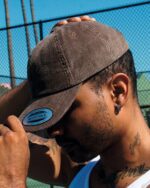 Gorra Dad de perfil bajo y de pana - Imagen 2