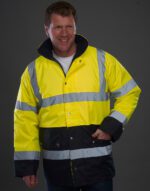 Chaqueta seguridad bicolor Fluo