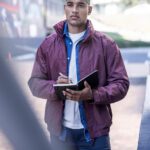 Chaqueta capucha oculta Dover