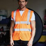 Chaleco malla Fluo