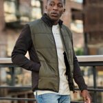 Chaqueta dos materiales Stretch