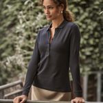 Polo orgánico manga larga Luxury mujer