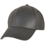 Gorra Dad en forma de Alpha de cuero sintético