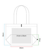 Bolsa orgánica EarthAware™ asa larga - Image 6