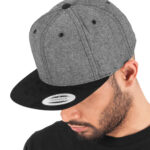 Chambray-Suede Snapback