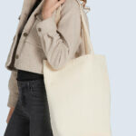 Bolsa algodón de lona asa larga Baby