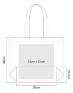 Bolsa algodón Premium Maxi - Imagen 6