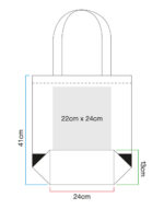 Bolsa algodón base de yute - Image 4