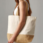 Bolsa Tote base de yute
