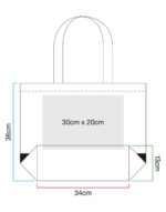 Bolsa Tote base de yute - Image 4