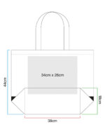 Bolsa Tote base de yute XL - Image 4