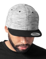 Corona a rayas Melange Snapback